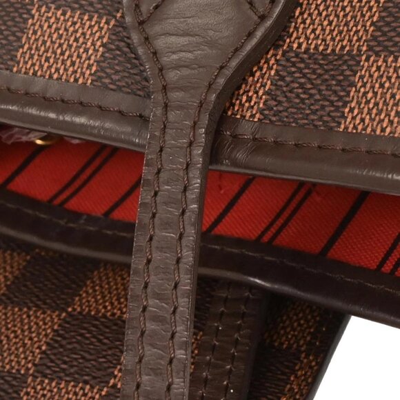 Louis Vuitton Damier Neverfull PM Tote Handbag N40600 AR1185 155408 - Picture 6 of 10
